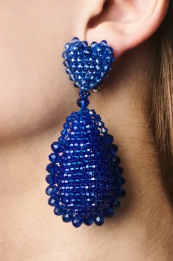 Sachin & Babi Earrings<Adeline Earrings - Faceted Beads Ruby/raspberry