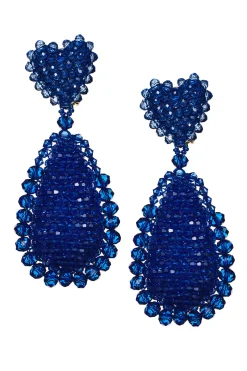 Sachin & Babi Earrings<Adeline Earrings - Faceted Beads Ruby/raspberry