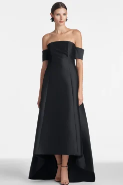 Sachin & Babi Plus Sizes|Strapless<Agyness Gown - Black