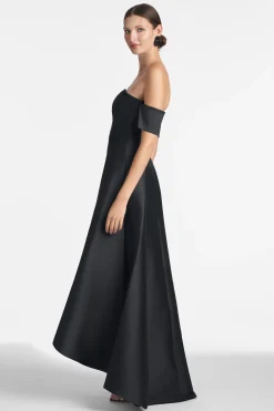 Sachin & Babi Plus Sizes|Strapless<Agyness Gown - Black