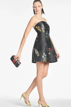 Sachin & Babi Fit & Flare|Mini<Alanna Dress - Noir Bouquet Noirbouquet