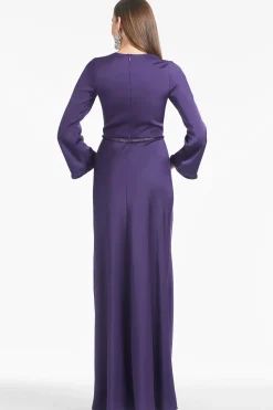 Sachin & Babi Long Sleeve<Alex Gown - Amethyst