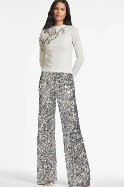 Sachin & Babi Pants & Jumpsuits<Alli Pant - Silver Sequins Silversequins