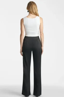 Sachin & Babi Plus Sizes|Pants & Jumpsuits<Alli Satin Pant - Black