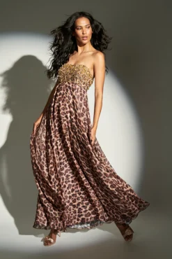 Sachin & Babi Strapless<Ames Gown - Big Cat Bigcat