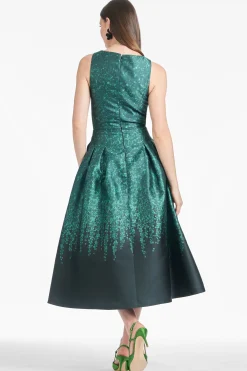 Sachin & Babi Fit & Flare<Anissa Dress - Emerald Wisteria Emeraldwisteria