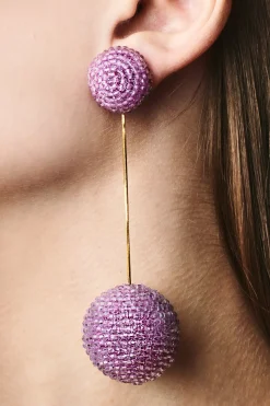 Sachin & Babi Earrings<Aria Earrings - Faceted Beads Amber