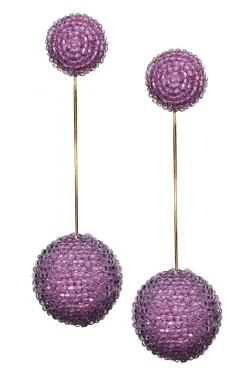 Sachin & Babi Earrings<Aria Earrings - Faceted Beads Amber