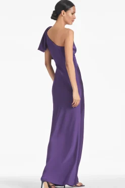 Sachin & Babi One Shoulder<Aubrey Gown - Amethyst
