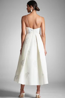 Sachin & Babi Fit & Flare|Midi<Audra Dress - Ivory/Embroidered Floral Ivory/embroideredfloral