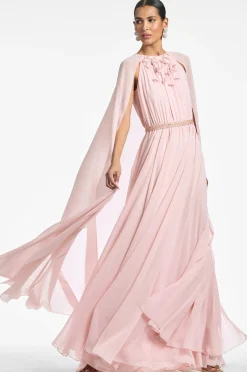Sachin & Babi Plus Sizes|Sleeveless<Belladonna Gown - Petal
