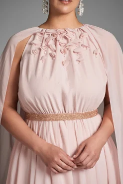 Sachin & Babi Plus Sizes|Sleeveless<Belladonna Gown - Petal