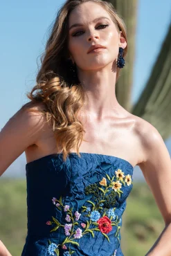 Sachin & Babi Strapless<Belle Gown - Midnight