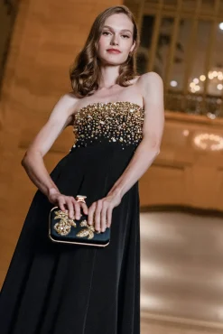 Sachin & Babi Strapless<Bettany Gown - Black
