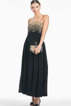 Sachin & Babi Strapless<Bettany Gown - Black