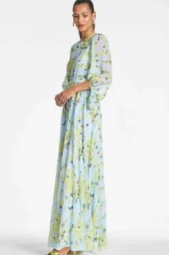 Sachin & Babi Plus Sizes<Bianca Gown - Sky Citrine Floral Skycitrinefloral
