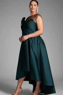 Sachin & Babi Plus Sizes|Cap Sleeve<Blakely Gown - Forest Green Forestgreen