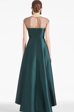 Sachin & Babi Plus Sizes|Cap Sleeve<Blakely Gown - Forest Green Forestgreen