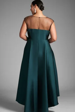Sachin & Babi Plus Sizes|Cap Sleeve<Blakely Gown - Forest Green Forestgreen