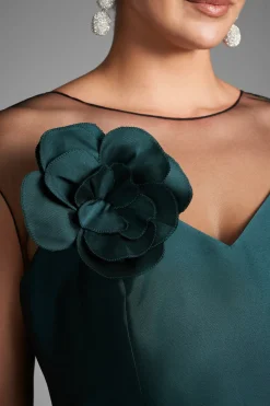 Sachin & Babi Plus Sizes|Cap Sleeve<Blakely Gown - Forest Green Forestgreen