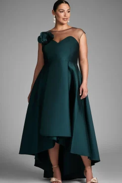 Sachin & Babi Plus Sizes|Cap Sleeve<Blakely Gown - Forest Green Forestgreen