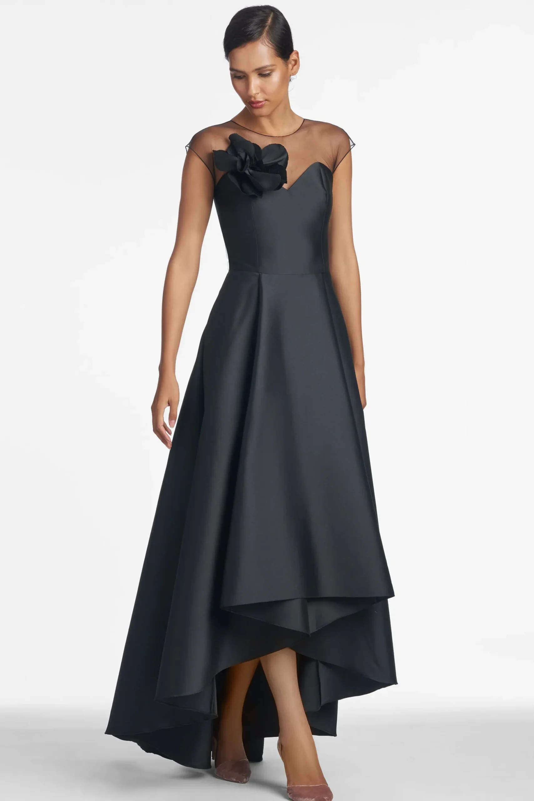 Sachin & Babi Plus Sizes|Cap Sleeve<Blakely Gown - Jet