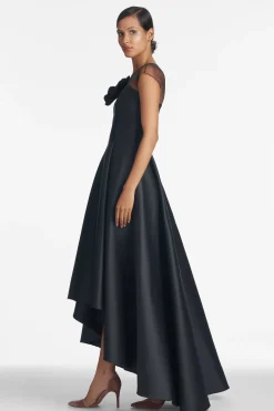 Sachin & Babi Plus Sizes|Cap Sleeve<Blakely Gown - Jet
