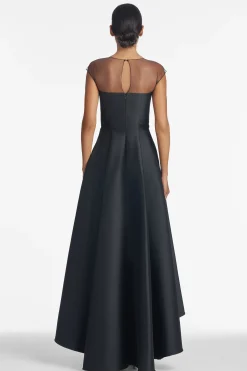 Sachin & Babi Plus Sizes|Cap Sleeve<Blakely Gown - Jet