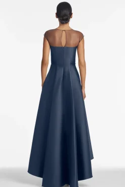 Sachin & Babi Plus Sizes|Cap Sleeve<Blakely Gown - Navy