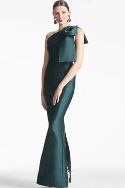 Sachin & Babi One Shoulder<Bonnie Gown - Forest Green Forestgreen