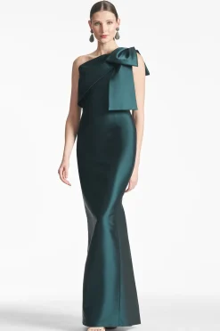 Sachin & Babi One Shoulder<Bonnie Gown - Forest Green Forestgreen