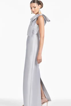 Sachin & Babi One Shoulder<Bonnie Gown - Silver