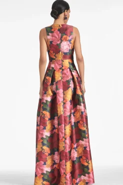 Sachin & Babi Plus Sizes|Sleeveless<Brooke Gown - Bella Bouquet Bellabouquet