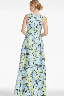 Sachin & Babi Plus Sizes|Sleeveless<Brooke Gown - Garden Club Gardenclub