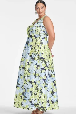Sachin & Babi Plus Sizes|Sleeveless<Brooke Gown - Garden Club Gardenclub