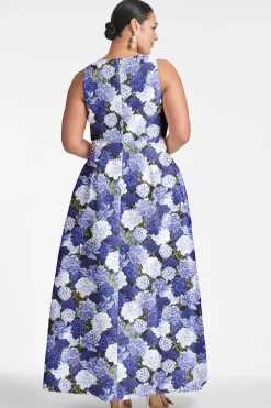 Sachin & Babi Plus Sizes|Sleeveless<Brooke Gown - Rosa Azurro Rosaazurro