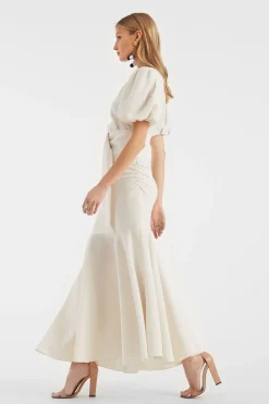 Sachin & Babi Plus Sizes|Midi<Camila Dress - Ivory