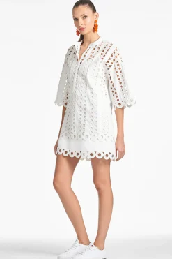 Sachin & Babi Mini<Capri Dress - White