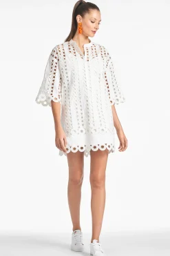 Sachin & Babi Mini<Capri Dress - White