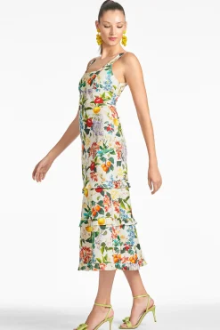 Sachin & Babi A-line|Midi<Caterina Dress - Giorno Giardino Giornogiardino