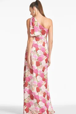Sachin & Babi Plus Sizes|One Shoulder<Chelsea Gown - Campo Di Fiore Campodifiore