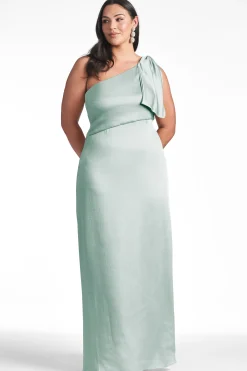 Sachin & Babi Plus Sizes|One Shoulder<Chelsea Gown - Jade