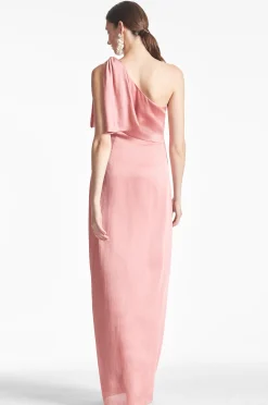 Sachin & Babi One Shoulder<Chelsea Gown - Rouge
