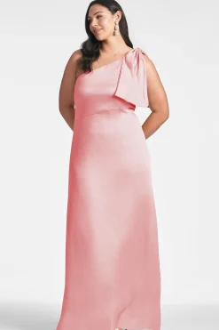 Sachin & Babi One Shoulder<Chelsea Gown - Rouge