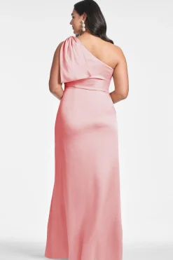 Sachin & Babi One Shoulder<Chelsea Gown - Rouge