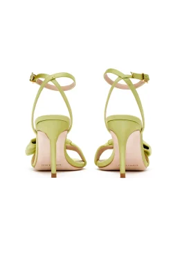 Sachin & Babi Shoes<Chelsea Obi-Bow Open Toe - Lime Green Limegreen