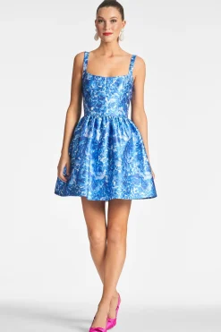 Sachin & Babi Fit & Flare|A-line<Cora Dress - Mediterranean Blooms Mediterraneanblooms