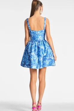 Sachin & Babi Fit & Flare|A-line<Cora Dress - Mediterranean Blooms Mediterraneanblooms