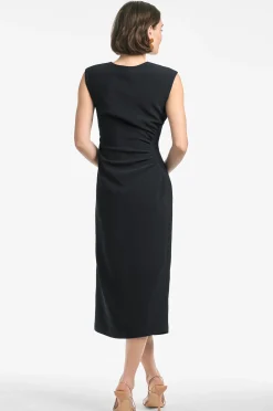 Sachin & Babi Plus Sizes|Midi<Diana Dress - Black