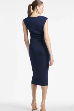 Sachin & Babi Plus Sizes|Midi<Diana Dress - Navy